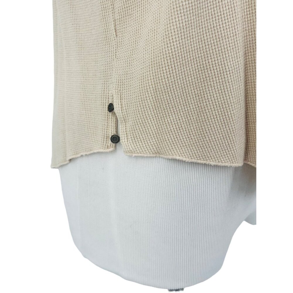 Vintage Y2K Free People Crochet Lace Cardigan Top • Boho Fairycore Coquette - Picture 6 of 12